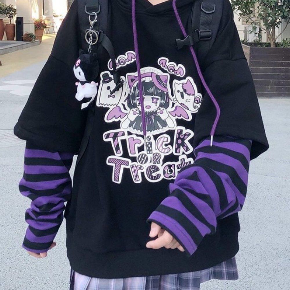Trick or Treat Lolita Pullover Sweater Halloween Hoodie